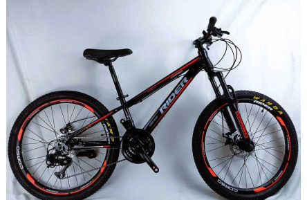 Велосипед Спортивний Corso 24" дюйми «RIDER» RD-24031 (1) рама сталева 11’’, обладнання LTWOO A2, 21 швидкість, зібран на 75