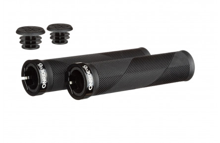 Гріпси ONRIDE Angle, один замок, 130 мм, чорний