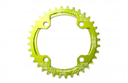 Звезда-неслучайка к шатуну NW AL 38T круг BCD 104 SNAIL (зеленый)