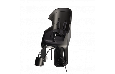 Детское велокресло Bobike Exclusive Evolve maxi - rear bicycle seat for frame Urban Black
