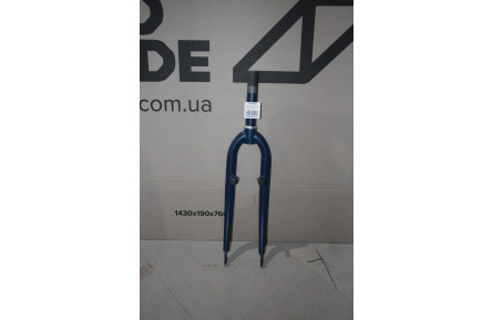 Вилка 26" ST 1-1/8" різьб. шток-158мм синій (м) (YS 7102 60% matt) Dorozhnik LUX 2022 (пошкодження ЛКП)