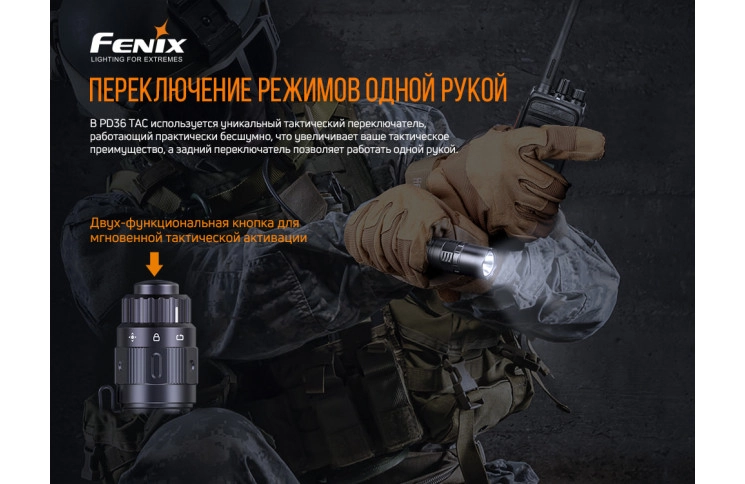 Ліхтар ручний Fenix PD36TAC