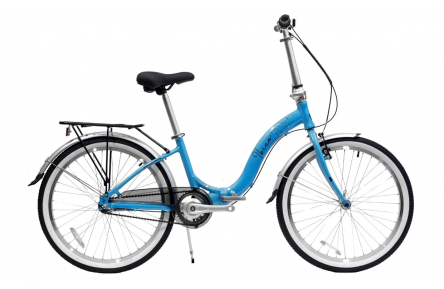 Складной велосипед WINNER IBIZA (2024) 24" голубой