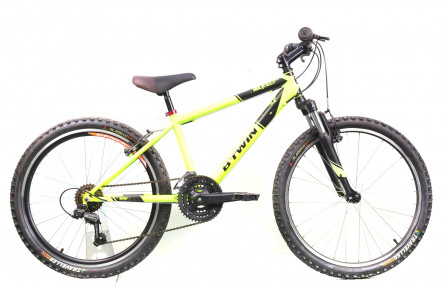 Подростковый велосипед B'Twin Rockrider 500 24" XS салатовый Б/У