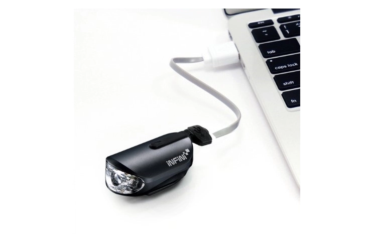 Світло переднє INFINI OLLEY 4 ф-ції чорний USB