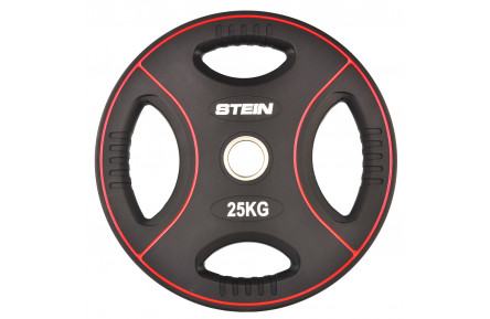 Диск полиуретановый черный Stein 25 кг