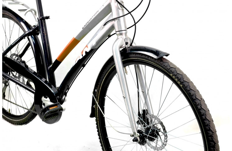 Гибридный велосипед Giant Expedition RS1 28" XS чёрно-серый Б/У