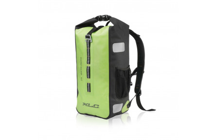 Рюкзак водонепроницаемый XLC, 61x16x24 см, неоново-зеленый.