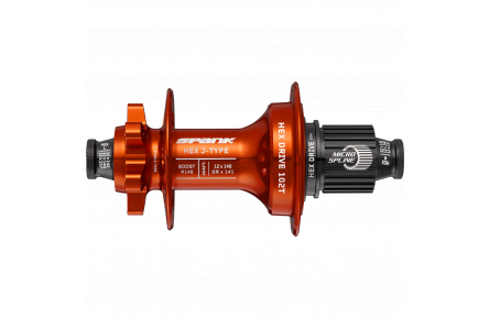 Втулка задняя SPANK HEX J-Type Boost R148 Microspline 32H, Orange