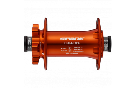 Втулка передняя SPANK HEX J-TYPE Boost F15/20, Orange