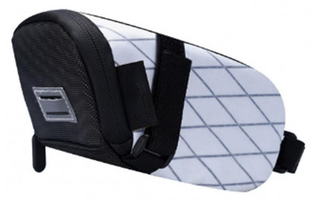 Сумка підсідельна Green Cycle Nero, 17х10, 7х8 см, білий