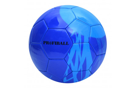 М'яч футбольний MS 4271(Blue) 21,3 см, ПВХ, розмір 5, 350-380 грам