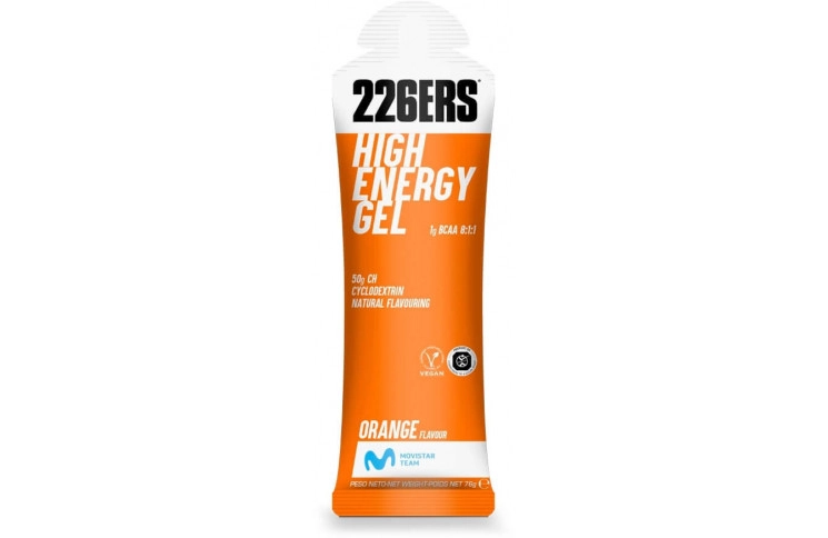 Гель энергетический 226ERS High Energy 50 г углеводов + BCAA апельсин