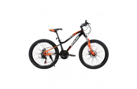 Велосипед SPARK HUNTER JR. 24" 12" чорно-помаранчевий