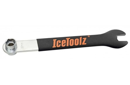 Ключ Ice Toolz 34B1 педальний 15мм та торцевой 14мм