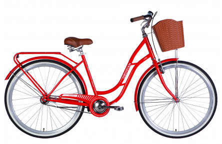 Велосипед Dorozhnik OBSIDIAN BH ST 28" 19" оранжево-красный 2025