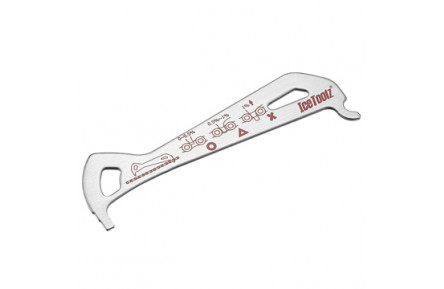 Ключ Ice Toolz 62C4 вимірник зносу ланцюга, нержавіюча сталь