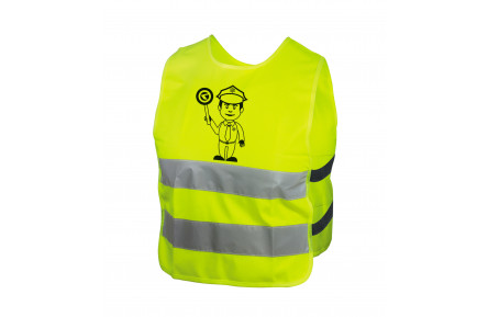 Світловідбиваючий жилет KLS Starlight дитячий police - L