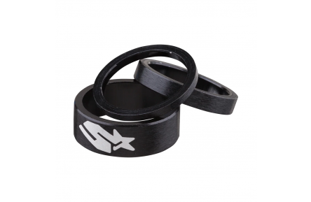 Набор спейсеров SPANK 3/6/12mm, Black