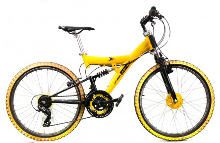 Подростковый велосипед Wheelworx 24" XS желтый Б/У