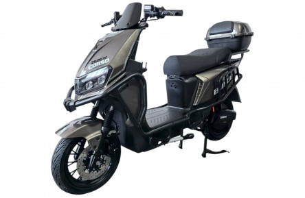 Электрический мопед Corso Bullet BT-962184 (2500Вт, аккумулятор литий-железо-фосфатный 72В 40Ач) 12" бронзовый