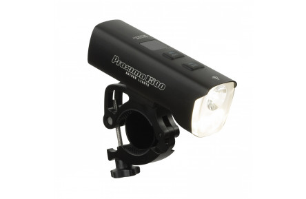 Фонарь передний Author PROXIMA 1500 lm/HB 22-38 mm USB Alloy. черный
