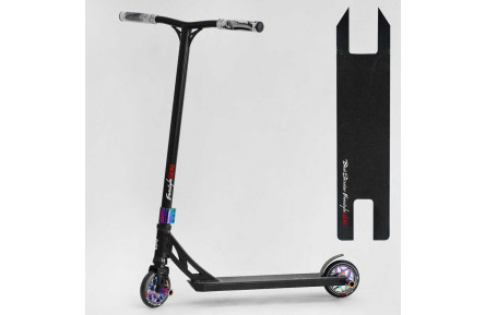 Самокат трюковой N- 43005 "Best Scooter" "Freestyle", HIC-система, ПЕГИ, алюминий, колеса PU, 120мм, руль 58 см
