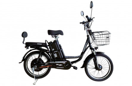 Электровелосипед Corso Powerfull 20" FW-51912 (800Вт литиевый 60В 21Ач) темно-синий