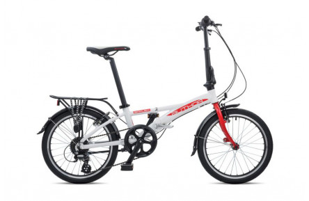 Велосипед Author Simplex 2023-24 20" M білий/червоний