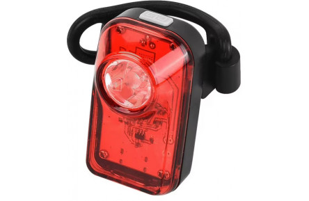 Мигалка задняя Green Cycle Torch, COB LED, 100 Люмен; 3 режима