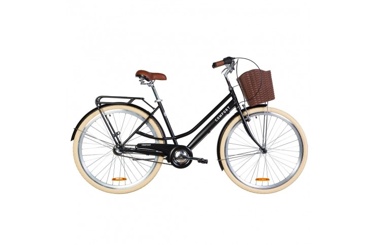 Міський велосипед Dorozhnik Comfort Female Nexus 2020 28" 19.5" чорний