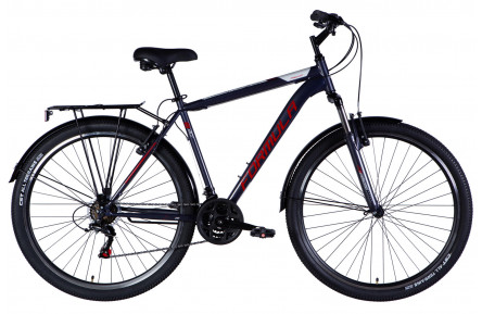 Велосипед ST 28" Formula MAGNUM DD FR рама-20,5" темно-сріблястий з червоним 2025