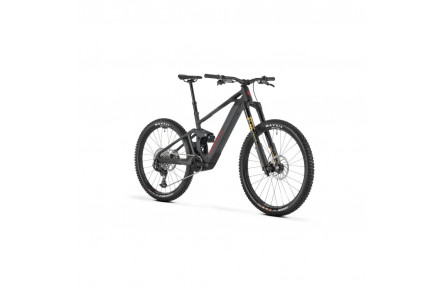 Электровелосипед MONDRAKER DUNE RR Carbon 29/27.5'' 170mm, 400Wh Bosch SX, Black/Grey/Red, L