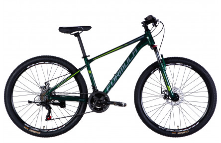 Велосипед AL 27.5" Formula MOTION DD FR рама-16" зелено-сірий 2025