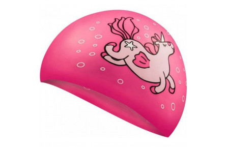 Шапка для плавання "Kiddie Unicorn" 6880 Aqua Speed ​​142-Unicorn, рожевий, OSFM