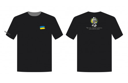 Футболка ONRIDE Козак чоловіча чорний 2XL