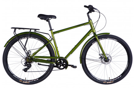 Велосипед Dorozhnik COMFORT MALE DD FR ST 28" 20" болотно-зеленый 2025