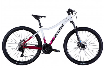 Велосипед AL 27,5" Leon XC LADY 105 DD CS рама-16" білий з малиновим 2025