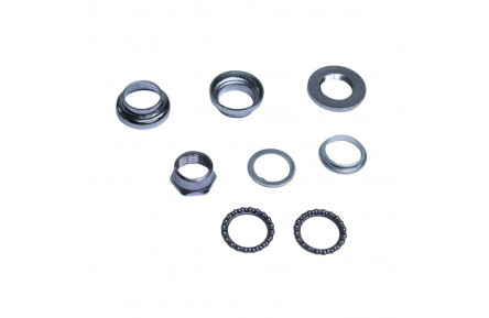 Рульова колонка різьб. не інтегрована 1" VLT YQ-CZ-18A чорний (комплект) шаг різьби 1х26Т (ХВЗ), підшипник 4X20 AM (брендоване пакування)