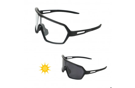 Окуляри BEcool YC-013 черна оправа фотохромна лінза (прозорий - темно-сірий)