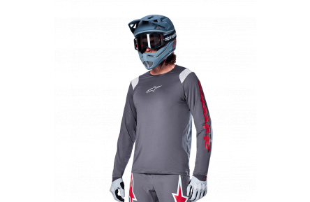 Джерси Alpinestars A-SUPRA ASTAR LS JERSEY DARK GRAY, XXL