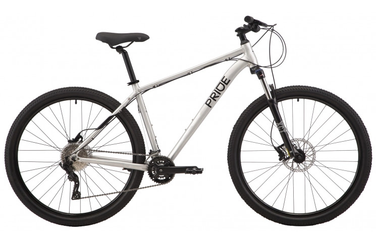 Велосипед 29" Pride MARVEL 9.3 M 2023 серый (тормоз SRAM, задний переключатель и монетка - MICROSHIFT)