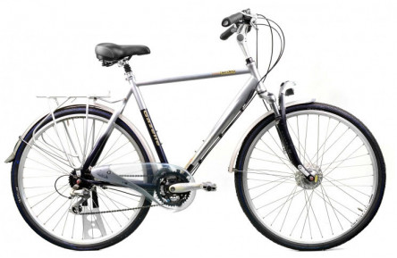 Гібридний велосипед Gazelle Medeo 86 28" L сірий Б/В