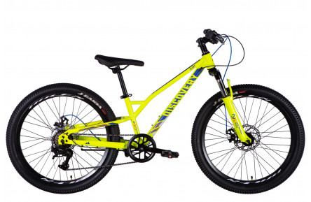 Велосипед ST 24" Discovery FLINT DD FR рама-12" жовто-синій 2025