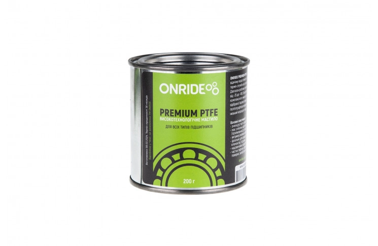 Мастило густе для підшипників ONRIDE PREMIUM PTFE густе 200 г. (мет. банка)