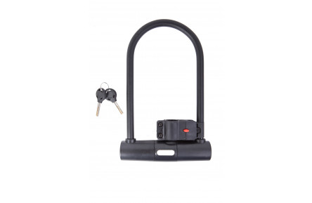 Замок U-Lock PY 6168 на ключі 127мм*229мм чорний