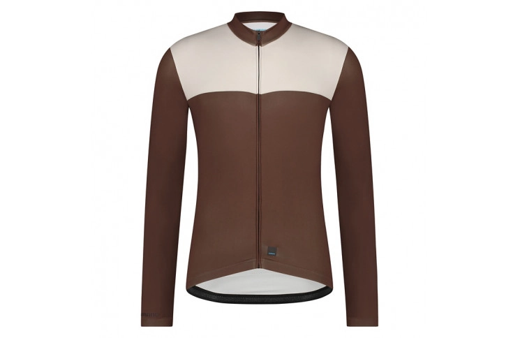 Велоджерсі Shimano Apice long sleeves, коричневе, розм. M