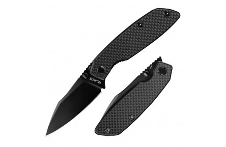 Ніж складаний туристичний Ruike P746-CB2, (8 см) 14C28N / G10 чорний