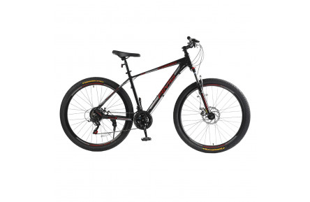 Велосипед Corso AMG 29" MG-29702 чорно-червоний, алюміній 19"