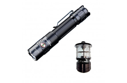 Ліхтар тактичний ручний Fenix PD35R ACE LED 2000 лм + наключний ліхтар CL01 (чорний)  | Лімітована серія